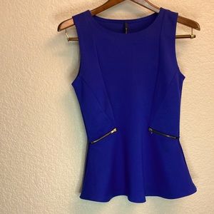 B Jewel for the casual look In this Royal Blue Top Size S